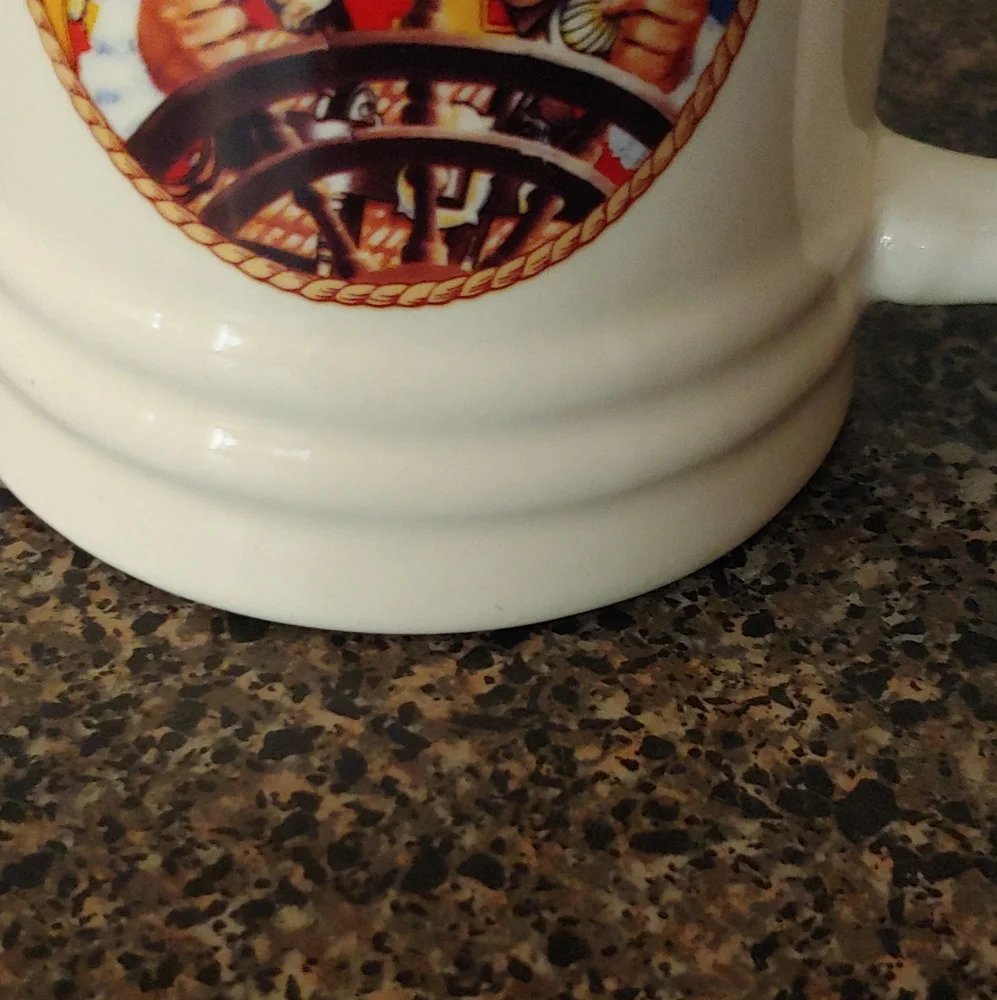 Captain Morgan Rum Collectable Ceramic Mug Stein. Adult Beverage